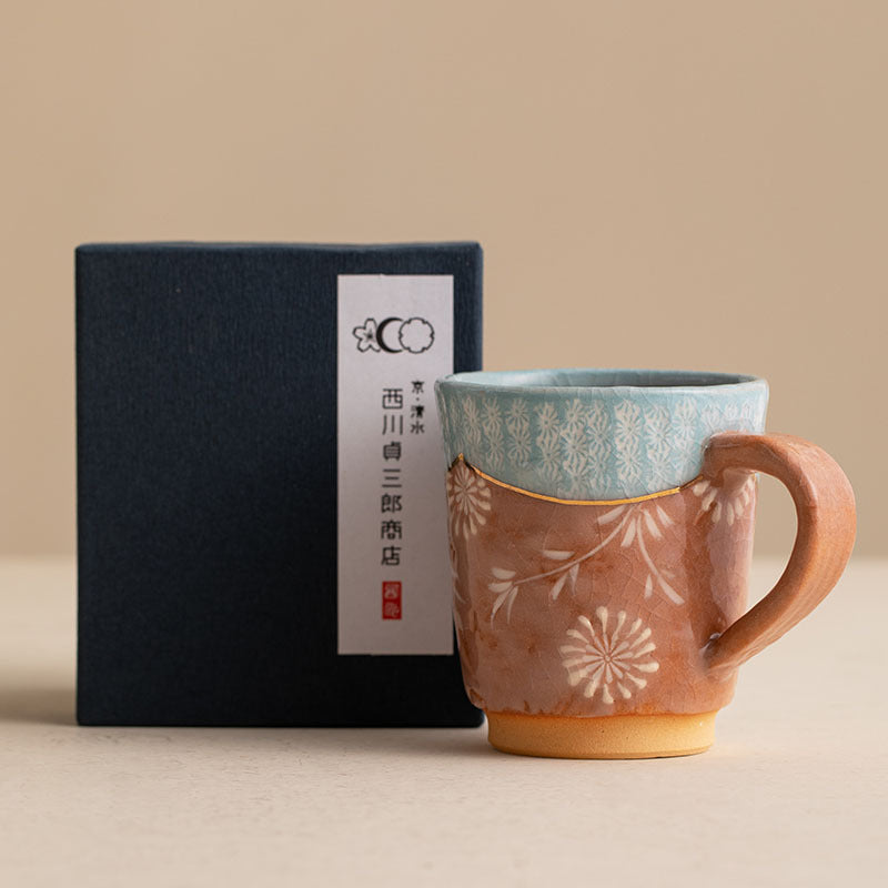 【清水燒 KIYOMIZU WARE】西川貞三郎 復古馬克杯