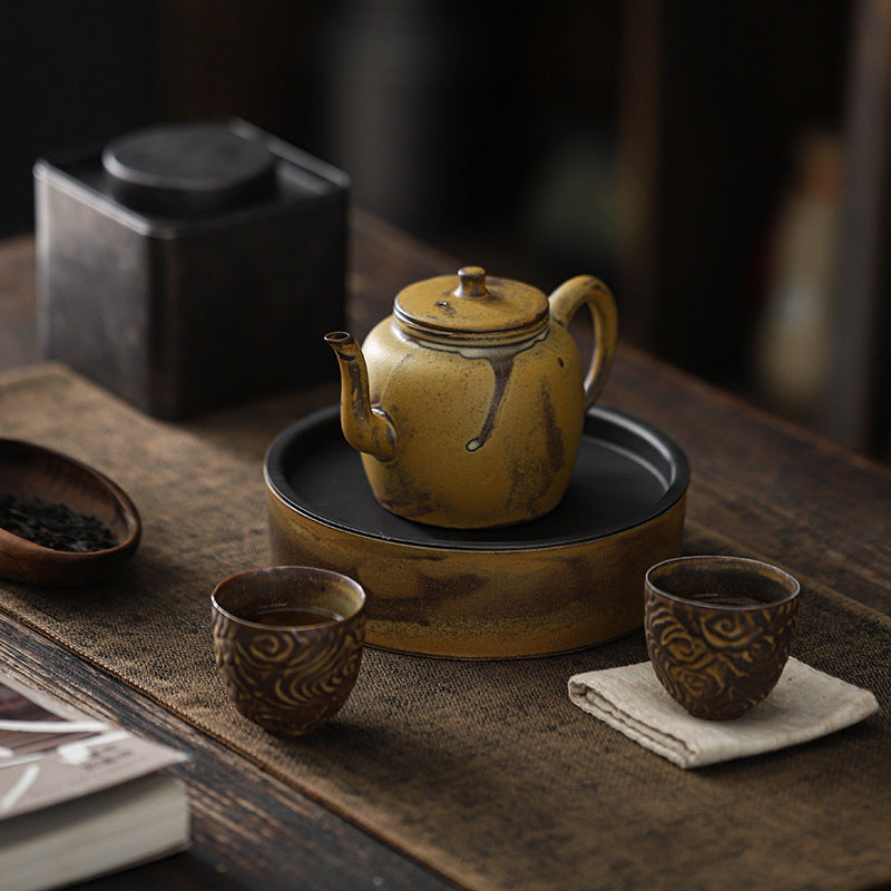 【常滑燒 TOKONAME WARE】手工柴燒 茶壺 茶杯