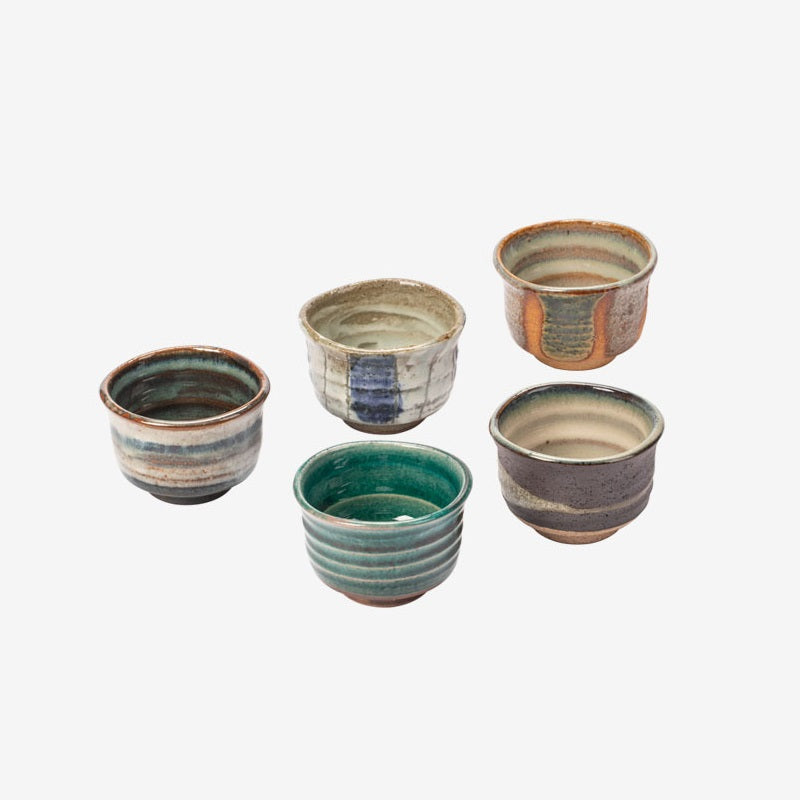 【美濃燒 MINO WARE】春日宴茶 茶碗 五件套