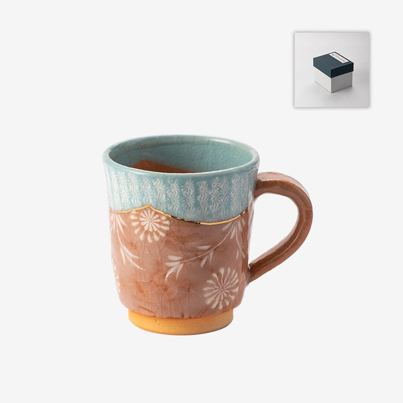 【清水燒 KIYOMIZU WARE】西川貞三郎 復古馬克杯