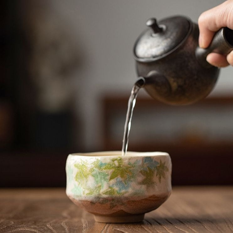 【美濃燒 MINO WARE】春日宴茶 茶碗 五件套