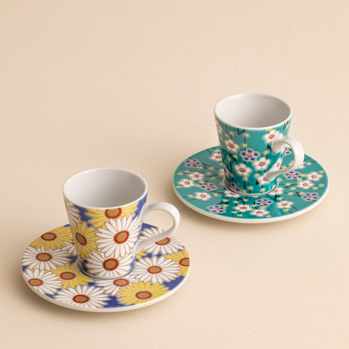 【九谷燒 KUTANI WARE】花系列 espresso 咖啡杯