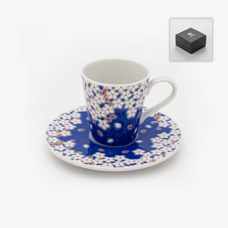 【九谷燒 KUTANI WARE】花系列 espresso 咖啡杯