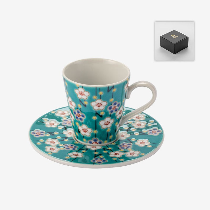 【九谷燒 KUTANI WARE】花系列 espresso 咖啡杯