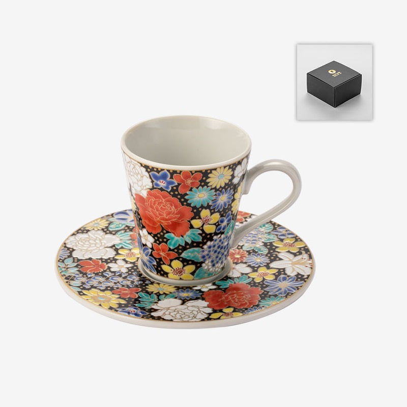 【九谷燒 KUTANI WARE】花系列 espresso 咖啡杯