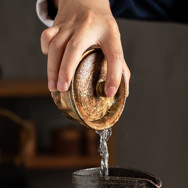 【信樂燒 SHIGARAKI WARE】復古粗陶茶杯