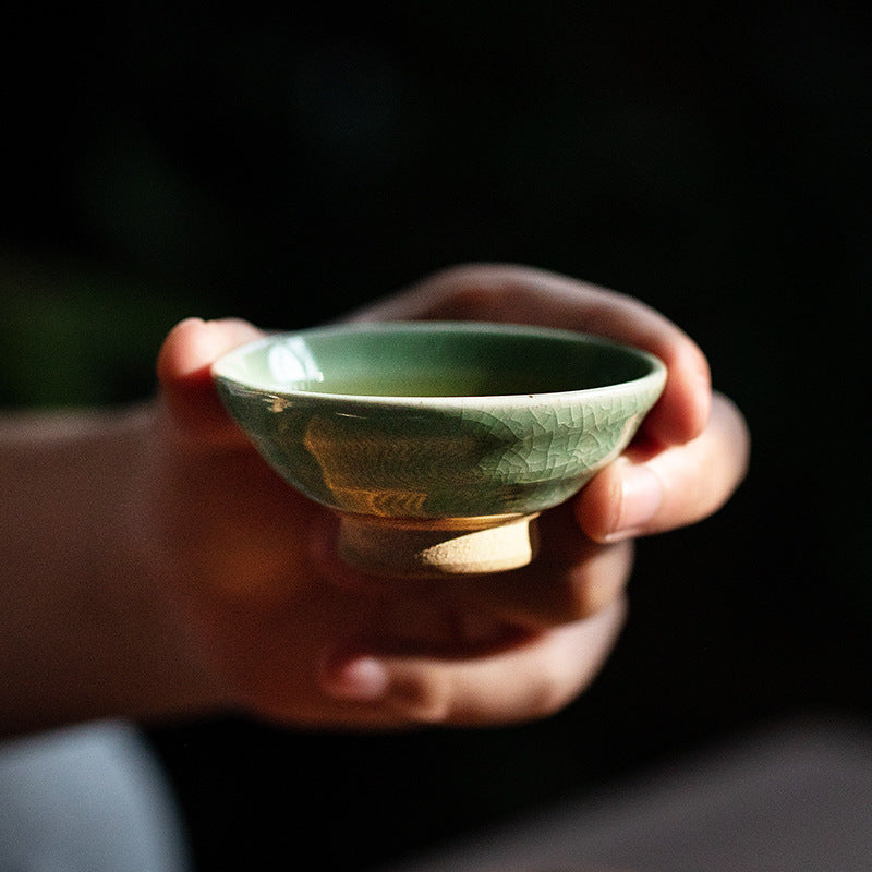 【志野焼 SHINO WARE】陶瓷茶盞 6 件裝 木製の箱