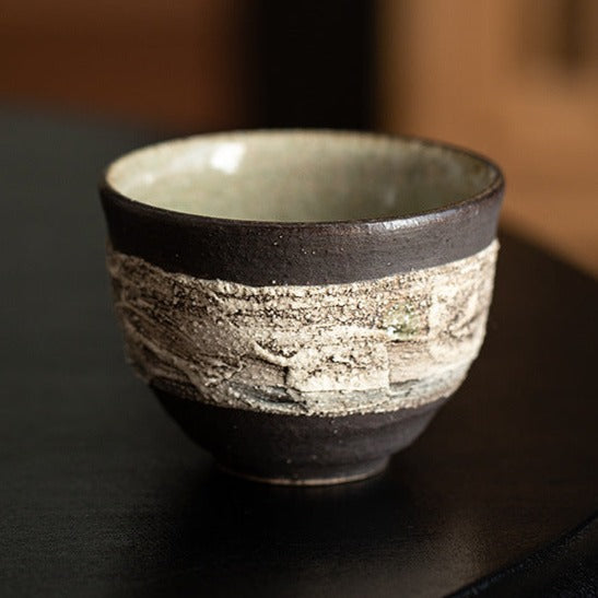 【信樂燒 SHIGARAKI WARE】復古粗陶茶杯
