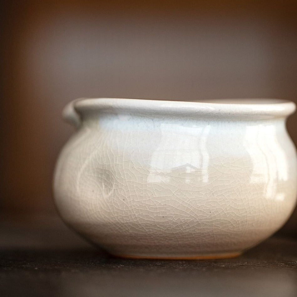【萩燒 HAGI WARE】禪意冰裂紋理 工夫茶 7件套 木製の箱