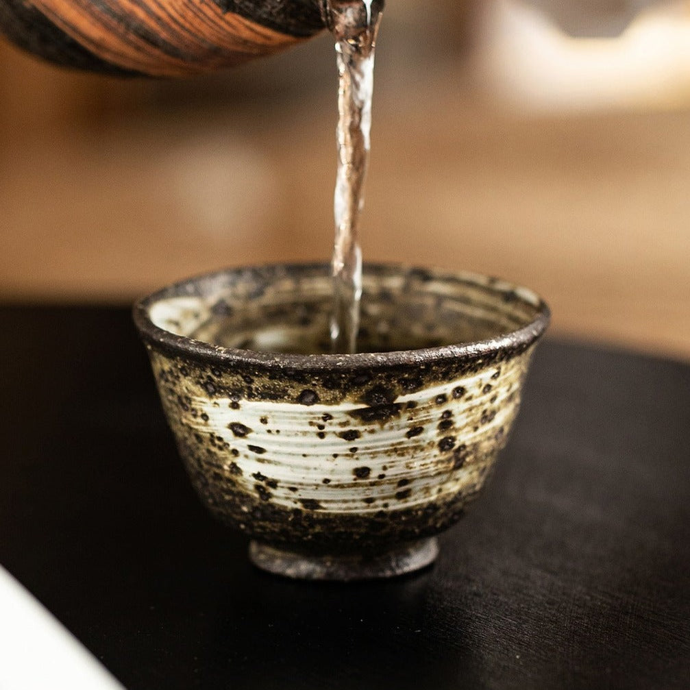 【信樂燒 SHIGARAKI WARE】復古粗陶茶杯