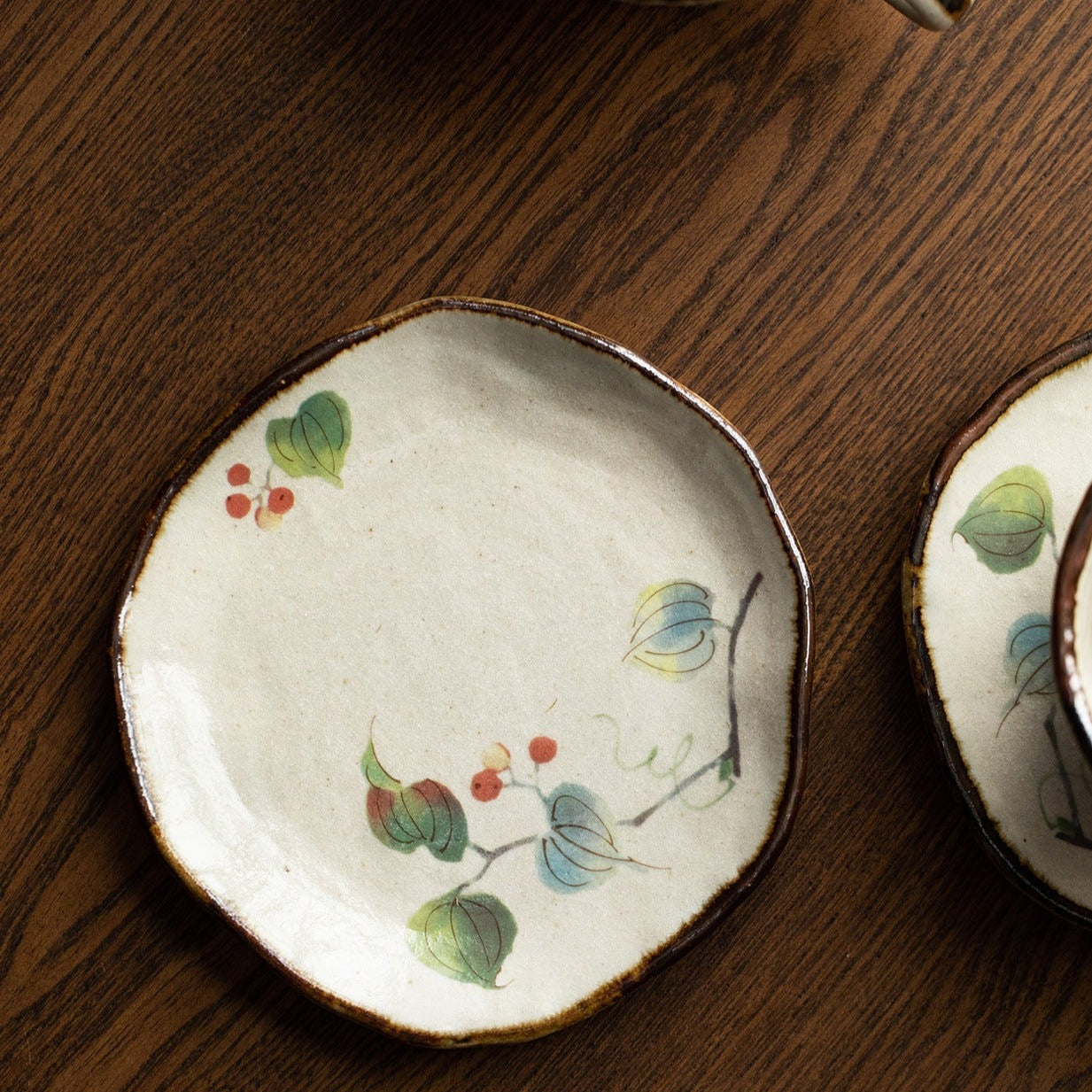 【美濃燒 MINO WARE】葡萄藤蔓 咖啡 套杯