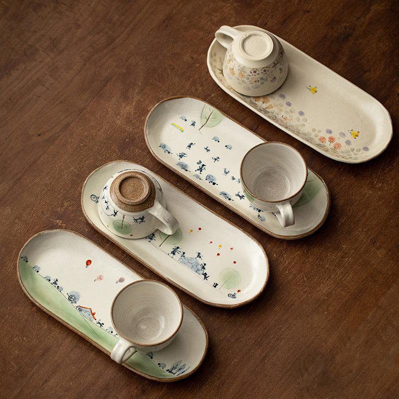 【樫村恭子 Kyoko Kashimura】 日本陶藝家手作 珈啡壺 珈啡套杯