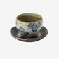 【美濃燒 MINO WARE】花朵茶碗 陶瓷 套裝