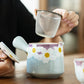 【有田燒 ARITA WARE】紫櫻花 茶杯套裝