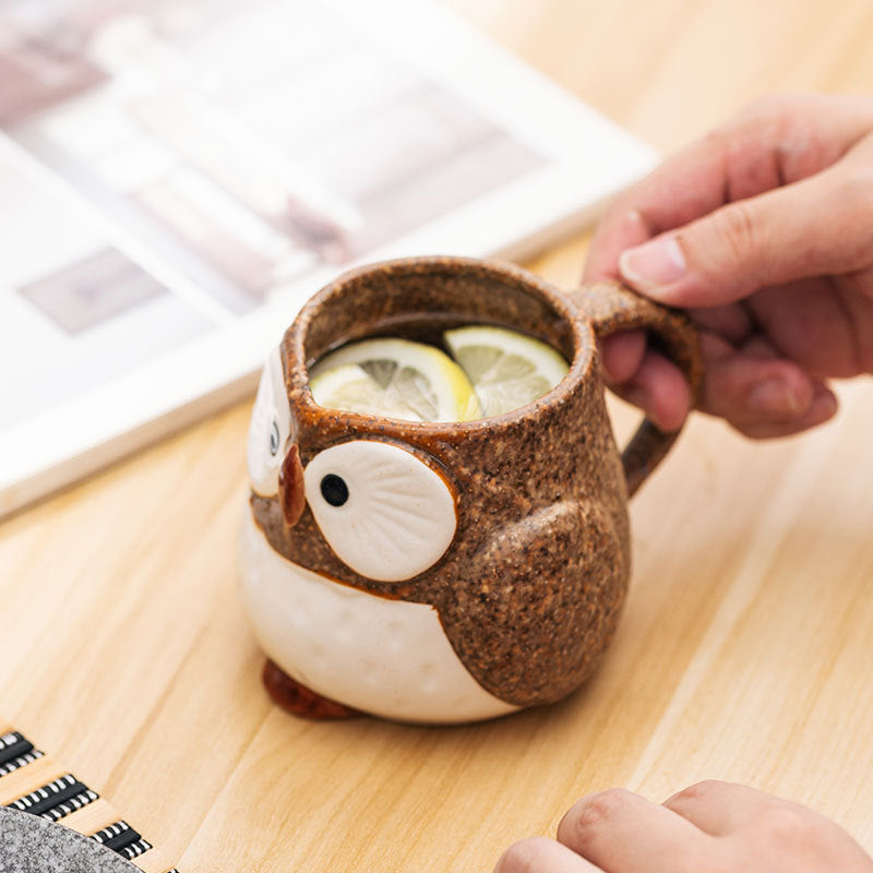 【瀨戶燒 SETO WARE】貓頭鷹 系列 茶壺 茶杯