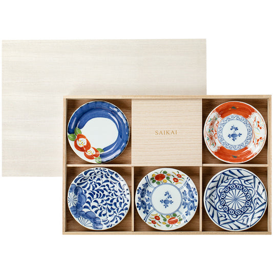 【波佐見燒 HASAMI WARE】陶瓷碟 10 件裝 木製の箱