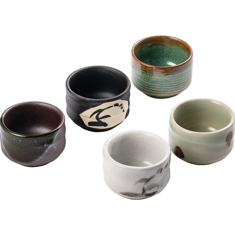 美濃燒MINO WARE】簡約陶瓷茶杯5 件裝木製の箱– TSURUI-SEIJI