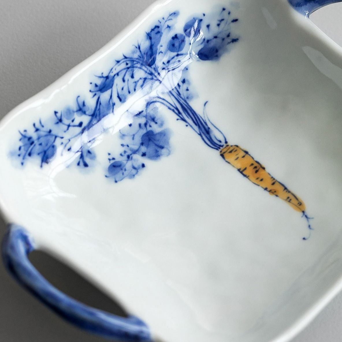【有田燒 ARITA WARE】純手繪雙耳缽 陶瓷餐盤